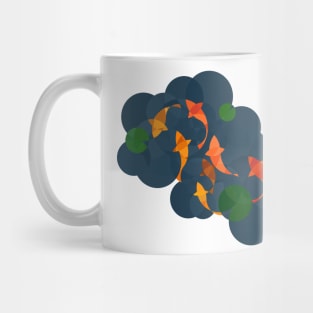 Koi pond from circles Mug